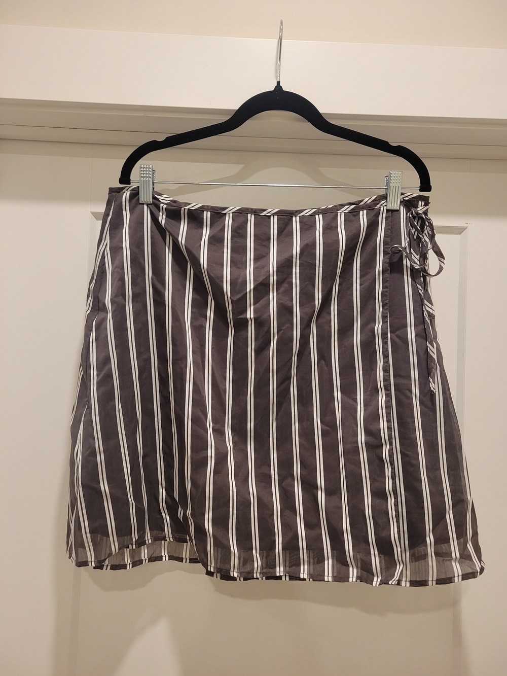 Scotch&Soda Striped Wrap Skirt, Size XL